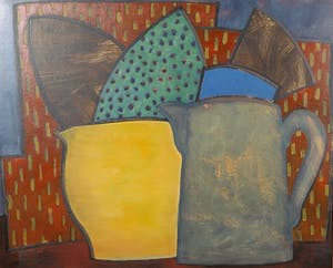 Wil Klaassen - Olieverf op papier, ''37-59'', Ingelijst kopen? Bied vanaf 1!