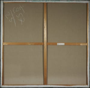 Niet of onleesbaar gesigneerd - Olieverf op doek, Landschap met sfinx (Zeer groot) kopen? Bied vanaf 10!