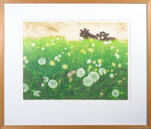 Joke Struik - Zeefdruk, Lekker Lente - ingelijst kopen? Bied vanaf 15!