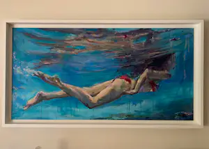 Niet of onleesbaar gesigneerd - Svømmeren kopen? Bied vanaf 1!