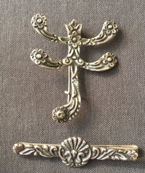 3e gehalte Zilver - broche in de vorm van een libelle en kopen? Bied vanaf 1!