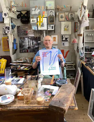 Klaas Gubbels - Unieke aquarel op papier | 'Singer prijs 2022' kopen? Bied vanaf 20!