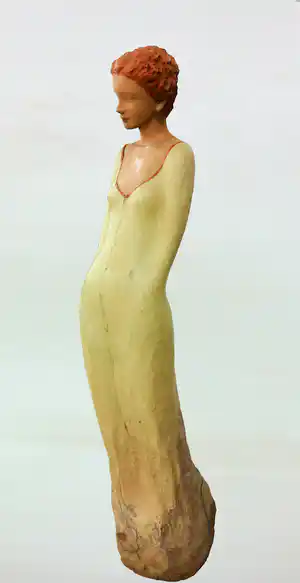 Jean-Philippe Richard - Terracotta Beeld, Irene (Groot en zwaar!) verkauft für € 470!