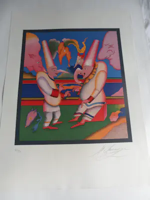 Mikhail Chemiakin - Litho. HET CARNAVAL IN ST PETERSBURG kopen? Bied vanaf 40!
