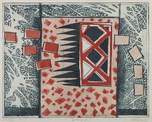 Wim Zurne - Ets, Beweging I - Ingelijst kopen? Bied vanaf 1!