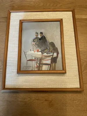 Jean-Claude Guignardeau - 3 personen aan een tafel kopen? Bied vanaf 20!