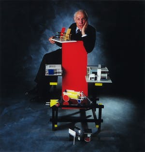 Paul Huf - C-print op dibond, G. v. d. Groenekan - Rietveldmeubelmaker kopen? Bied vanaf 1!