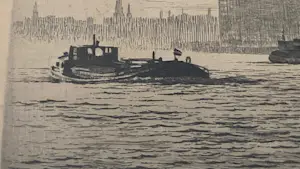 Maarten Langbroek - Havengezicht aan het IJ, Amsterdam kopen? Bied vanaf 45!