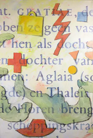 Ronald Wigman - Acryl op doek, De drie Gratiën (Drieluik) kopen? Bied vanaf 1!