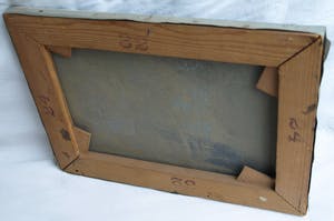 Klaas Pijlman - Olieverf op doek , Huisje in de schemering.. – 1942 kopen? Bied vanaf 1!