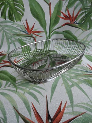 Buy Alessi - Alessi staaldraad brood / fruit schaal? Bid from 1!