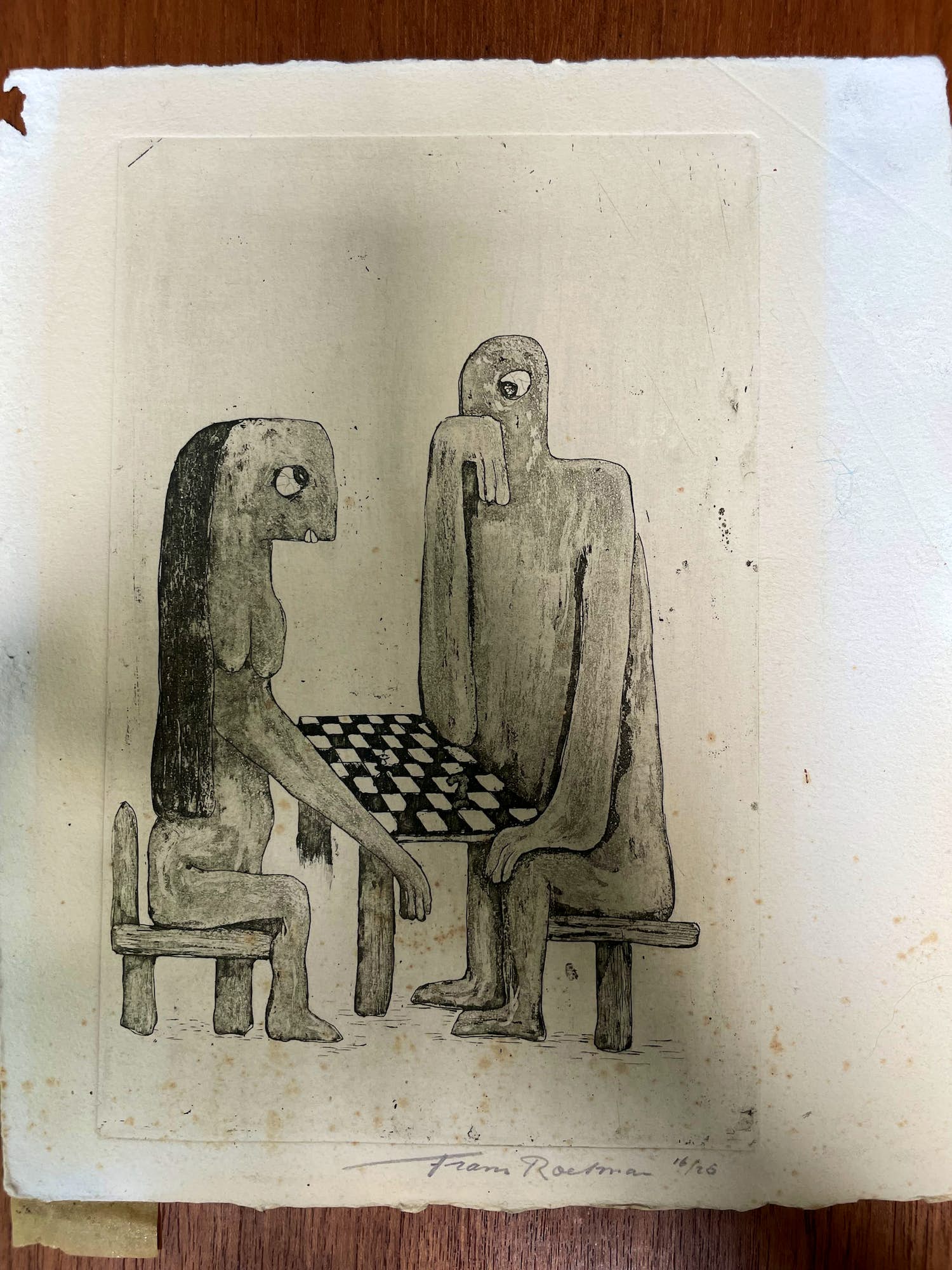 Frans Roetman - Schaakspel kopen? Bied vanaf 50!