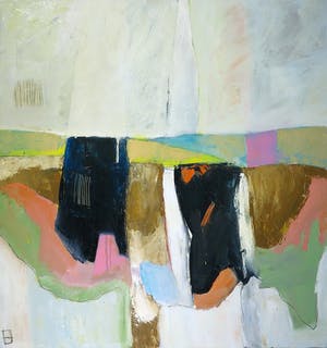 Philip Vencken - Olieverf en collage op doek, Connemara XVIII (Groot) kopen? Bied vanaf 100!