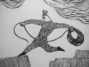 Niet of onleesbaar gesigneerd - Geen titel -houtdruk- kopen? Bied vanaf 1!