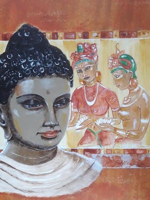 Greetje Korne - Faber - Oosters tafereel. kopen? Bied vanaf 45!