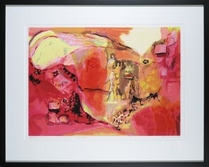 Marijke Boomsma - Litho, Sobhotke - Ingelijst kopen? Bied vanaf 1!