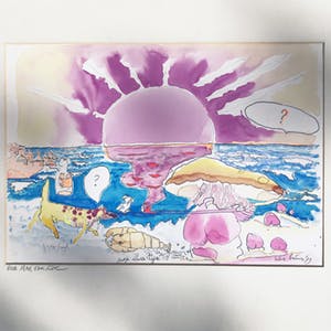 Lieve Prins - Een persoonlijk werk van Lieve Prins "a Day at the Beach" -Voor Max, van Lieve. kopen? Bied vanaf 45!