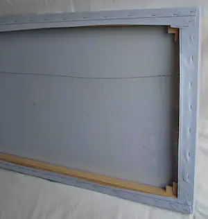 Peter Klashorst - Acrylverf op doek op houten frame , “Portret, Krullend haar” – 60 x 105 cm -2018 kopen? Bied vanaf 1!