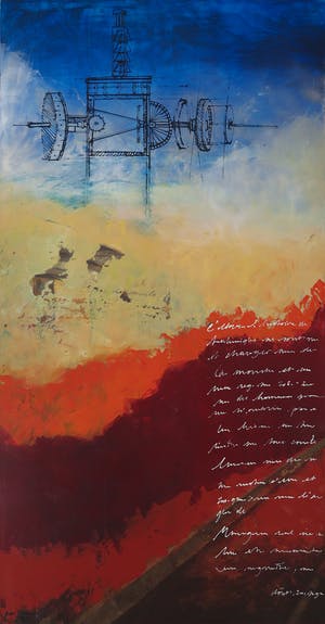 Carolina Paulussen - Acryl op doek, Zonder titel (Zeer groot) kopen? Bied vanaf 1!