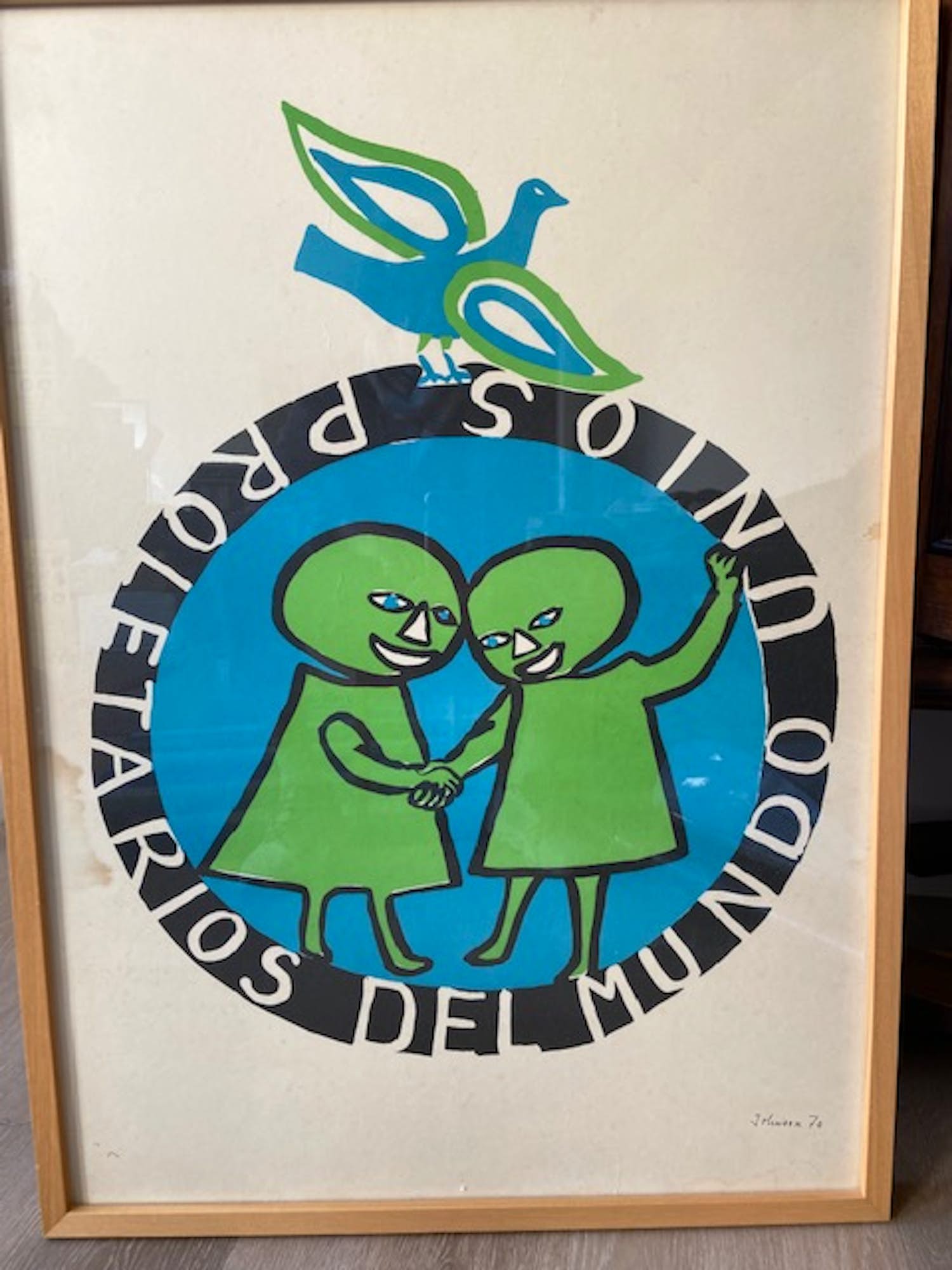 Niet of onleesbaar gesigneerd - Proletarios del mundo unios kopen? Bied vanaf 1!