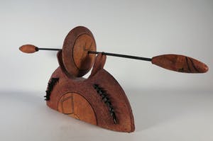 Niet of onleesbaar gesigneerd - Aardewerk en rubber, Zonder titel kopen? Bied vanaf 10!