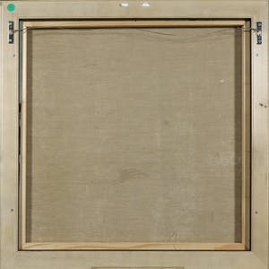 Hessel de Boer - Olieverf op doek, Opgebroken straat, Noordeinde in Den Haag - Ingelijst kopen? Bied vanaf 600!