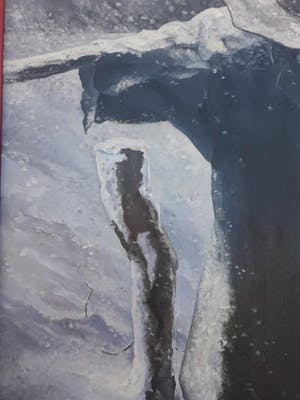 Marinus Schipper - Vogelverschrikker in de sneeuw uit 1938. (134 x 114)! kopen? Bied vanaf 195!