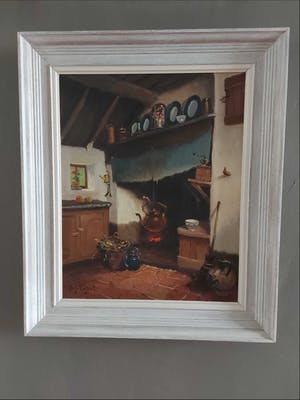 Arie Zwart - Keukentafereel kopen? Bied vanaf 125!