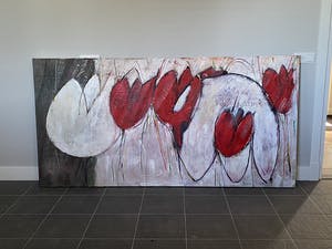 Antonio Poioumen - Red and White Tulips kopen? Bied vanaf 500!