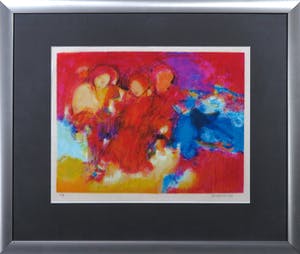 Arthur Bernard - Zeefdruk, Time has stilled - Ingelijst kopen? Bied vanaf 35!