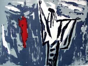 Wally Elenbaas - litho: abstract verkocht voor € 79!