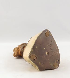 Niet of onleesbaar gesigneerd - Hout en been, Don Quichot en Pancho kopen? Bied vanaf 10!