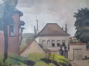 AcheterAnne-Pierre De Kat - Dorpsgezicht Belgie 1930? Enchérissez de 400!