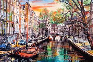 Elena Polyakova - Walk in Amsterdam verkocht voor € 125!