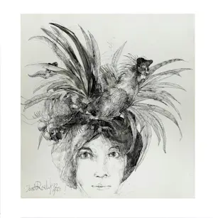 Joost Roelofsz - 4 originele ontwerpschetsen voor (boek)illustratie + uitnodiging opening kopen? Bied vanaf 125!