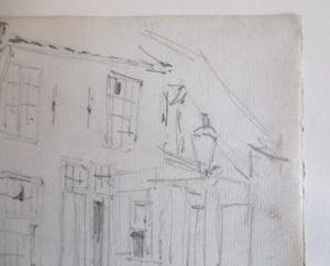 Johan Conrad Greive - Straatje met gevels kopen? Bied vanaf 1!