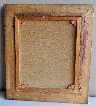 Niet of onleesbaar gesigneerd - Haarlem, Spaarne haven bij maanlicht - Gesigneerd:Vos (wie?) - Prachtige lijst! kopen? Bied vanaf 1!