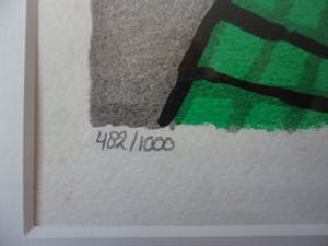 Corneille - ingelijste zeefdruk: Le voyage - 1995 kopen? Bied vanaf 120!