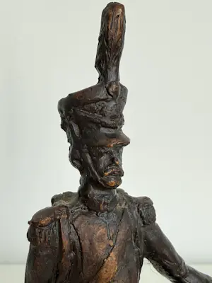 Jean en Marianne Bremers - bronzen sculptuur | 'De tamboer' | 1993 kopen? Bied vanaf 300!