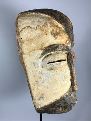 Lega - 210150 - Old Tribal used African TWIN mask from the Lega Bwami - Congo. kopen? Bied vanaf 1!