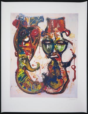 Jan te Wierik - Zeefdruk, Zonder titel kopen? Bied vanaf 60!