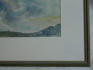Niet of onleesbaar gesigneerd - Ingelijste aquarel , Wolkenlucht - 1978 kopen? Bied vanaf 1!