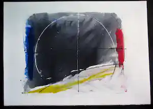 Klaus Heider - OHNE TITEL . E.A. 1987 signiert - verkauft für € 150!