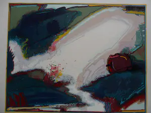 Huibert van Dorp - zeefdruk op karton in perfecte conditie 22/50 kopen? Bied vanaf 35!