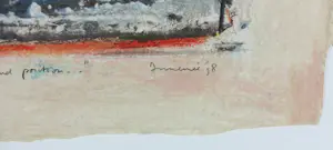 Hans Innemee - Zeefdruk op geschept papier, About level and position... - Ingelijst (Groot) kopen? Bied vanaf 200!