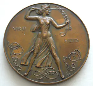 Oswald Wenckebach - Penning, Bevrijding, 1945. kopen? Bied vanaf 60!