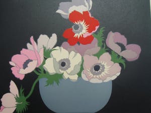 John Hall Thorpe - ANEMONES /// HOUTSNEDE VAN HALL THORPE kopen? Bied vanaf 50!