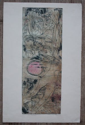 Ria Exel - Ets/aquatint kopen? Bied vanaf 45!