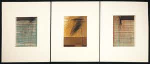 Hans Vredegoor - Lot van drie etsen, Instabiele konstruktie + Herfstavond verkocht voor € 45!