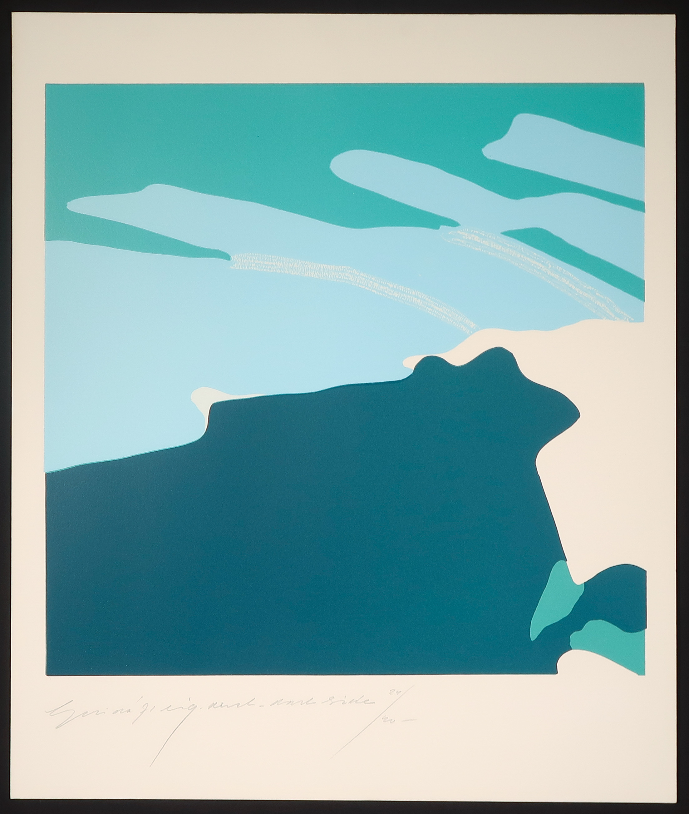 Niet of onleesbaar gesigneerd - Zeefdruk, Zonder titel kopen? Bied vanaf 1!